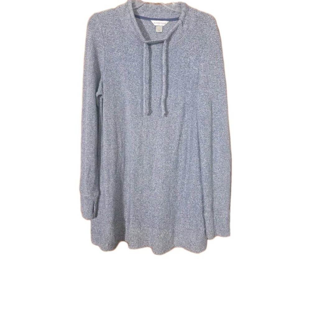 Christopher & Banks  Sz L Knit Pullover Sweater  Blue Gray. HL211